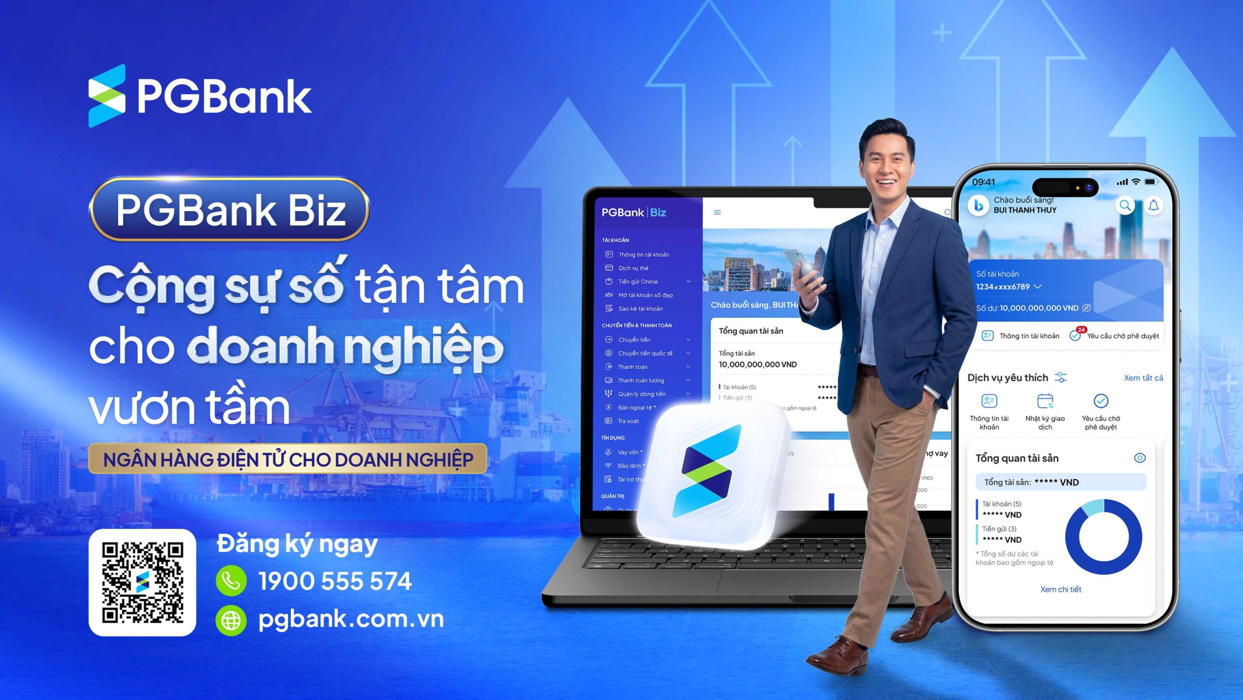 PGBank ra mắt ngân hàng số hợp kênh PGBank Biz cho doanh nghiệp