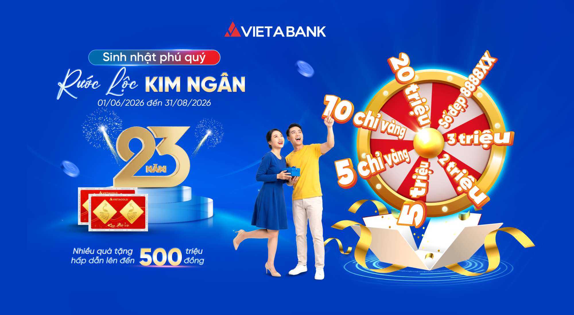 VietABank tri ân khách hàng dịp kỷ niệm 23 năm thành lập